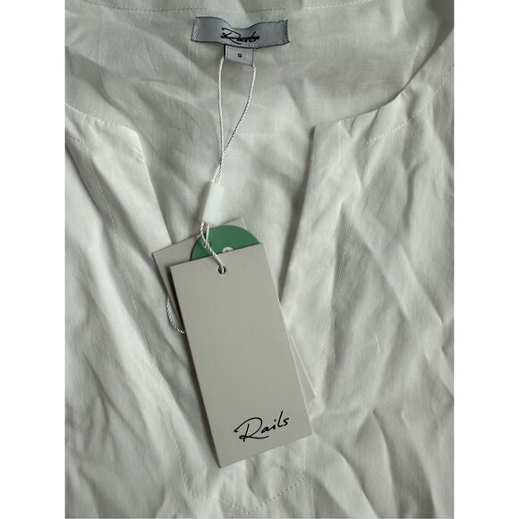 NWT Rails Embroidered Gia Midi Dress White Size Small $288 - Picture 12 of 12